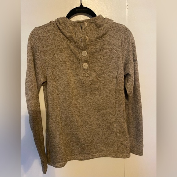 Columbia Women’s 1/4 button hooded sweatshirt, small - Picture 1 of 5